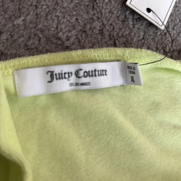 Juicy Couture Yellow Terry Cloth Dress Coverup Exclusive UO S NWT Keyhole Mini - Picture 7 of 7